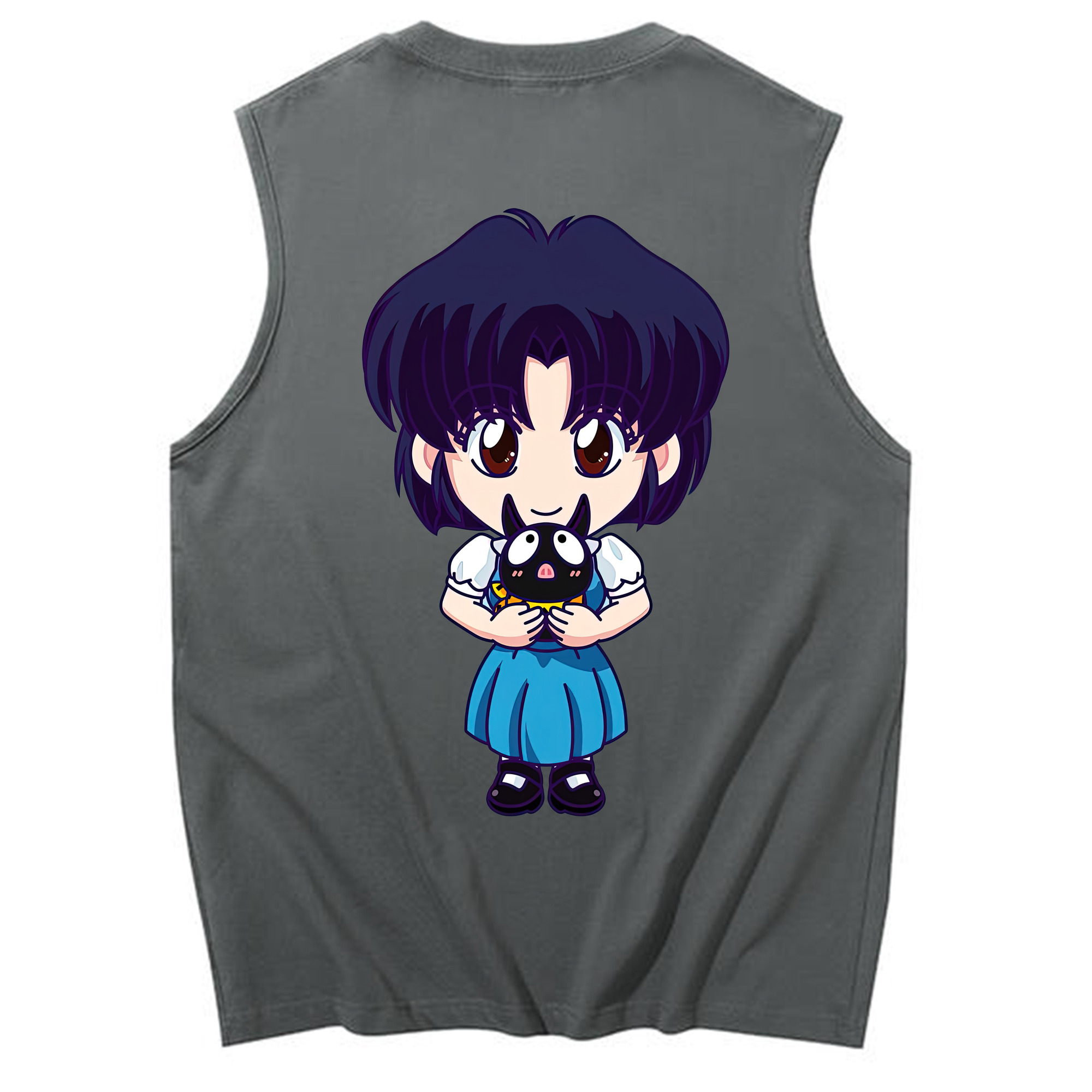 （画像用） 美少女戦士セーラームーン 水野 亜美 みずの あみ Sailor Moon Mizuno Ami コットン100％タンクトップ（背面プリント）